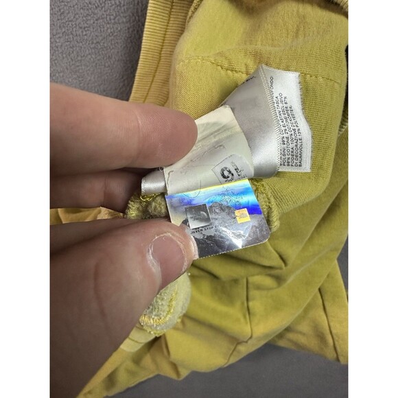 The North Face Fleece Joggers Men’s Medium Yellow Pockets Sweatpants Athleisure - Picture 6 of 10